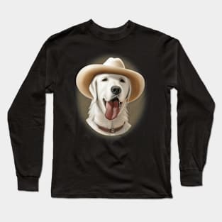 White Labrador Retriever Dog Long Sleeve T-Shirt